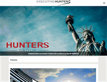 Tablet Screenshot of executivehunters.com